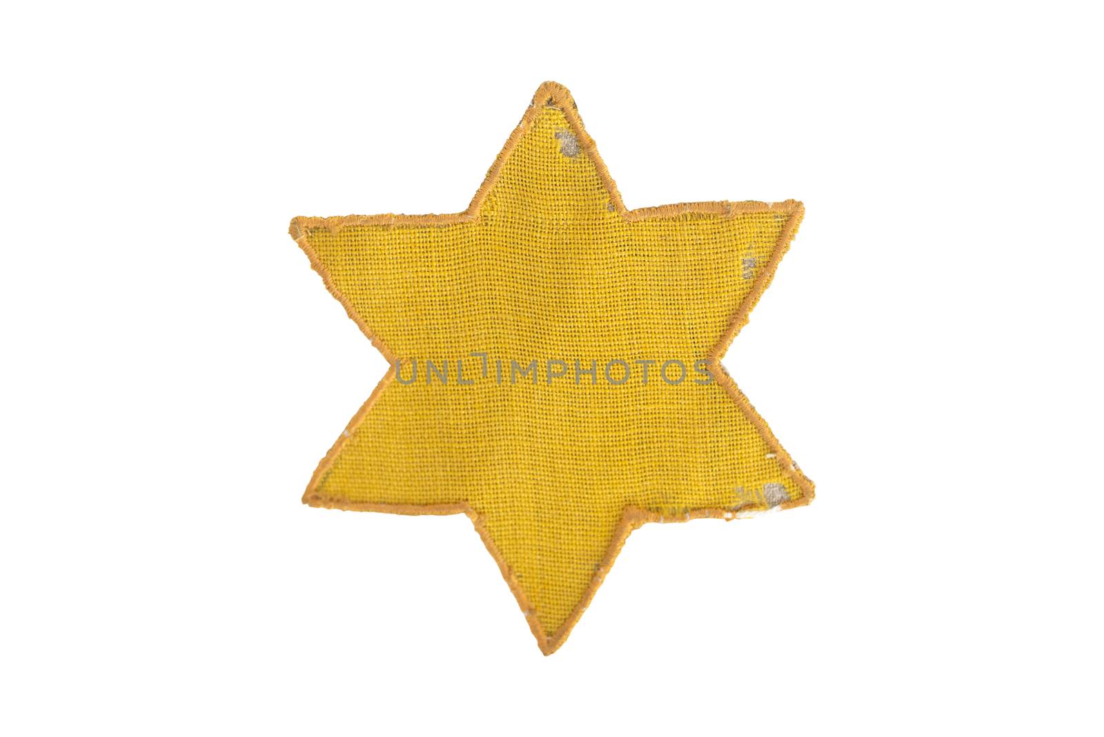 Yellow Star Of David real world war relic