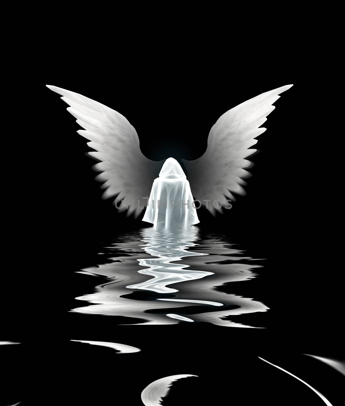 Submerged Angel by applesstock