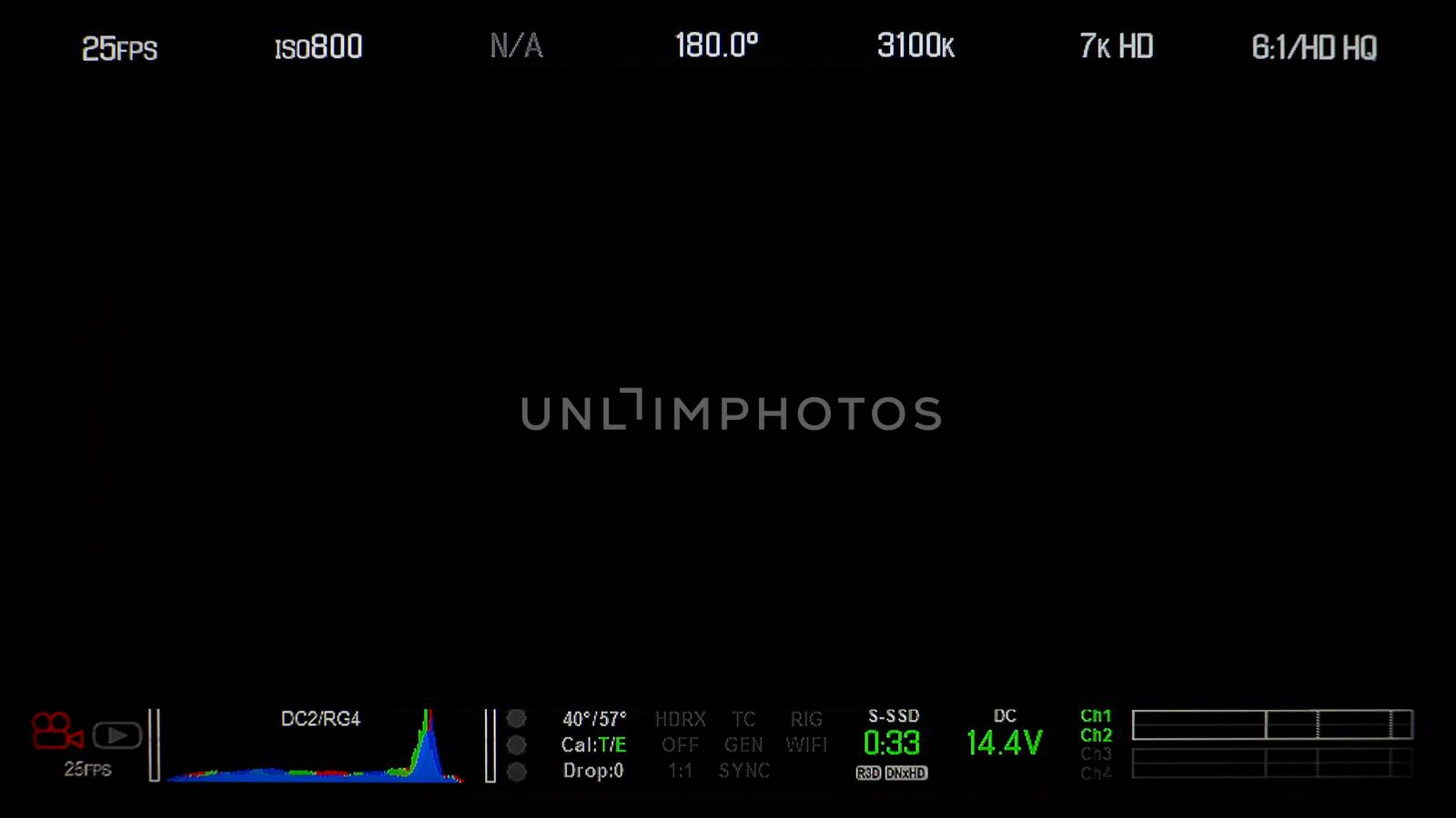 Recording monitor screen display. by gnepphoto