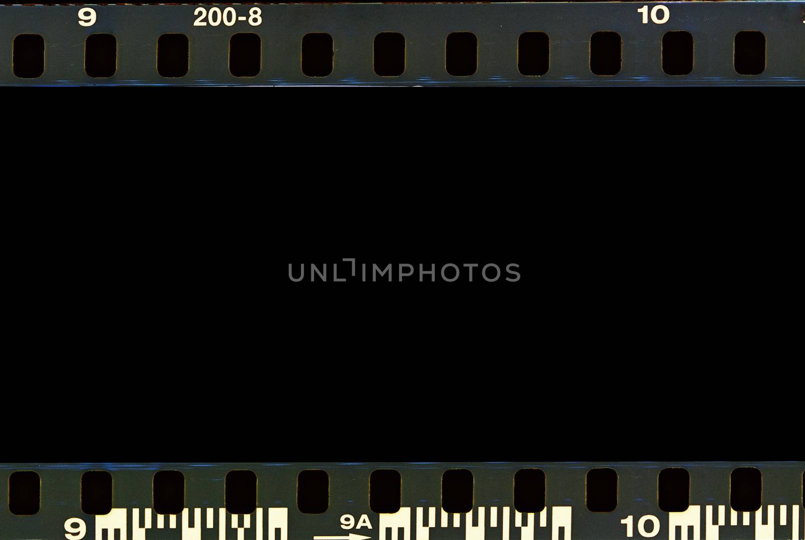 Real film border strip scan. by gnepphoto