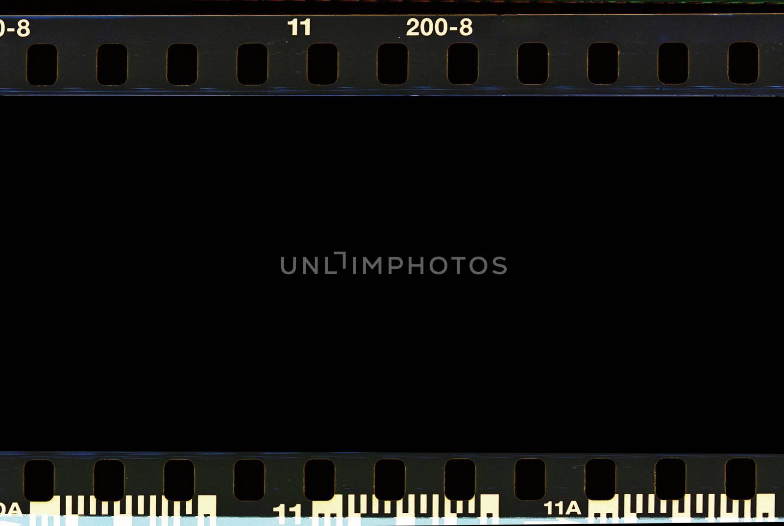 Real film border strip scan. by gnepphoto