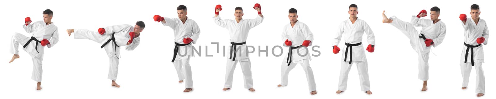 Taekwondo, judo, karate athlete by ALotOfPeople