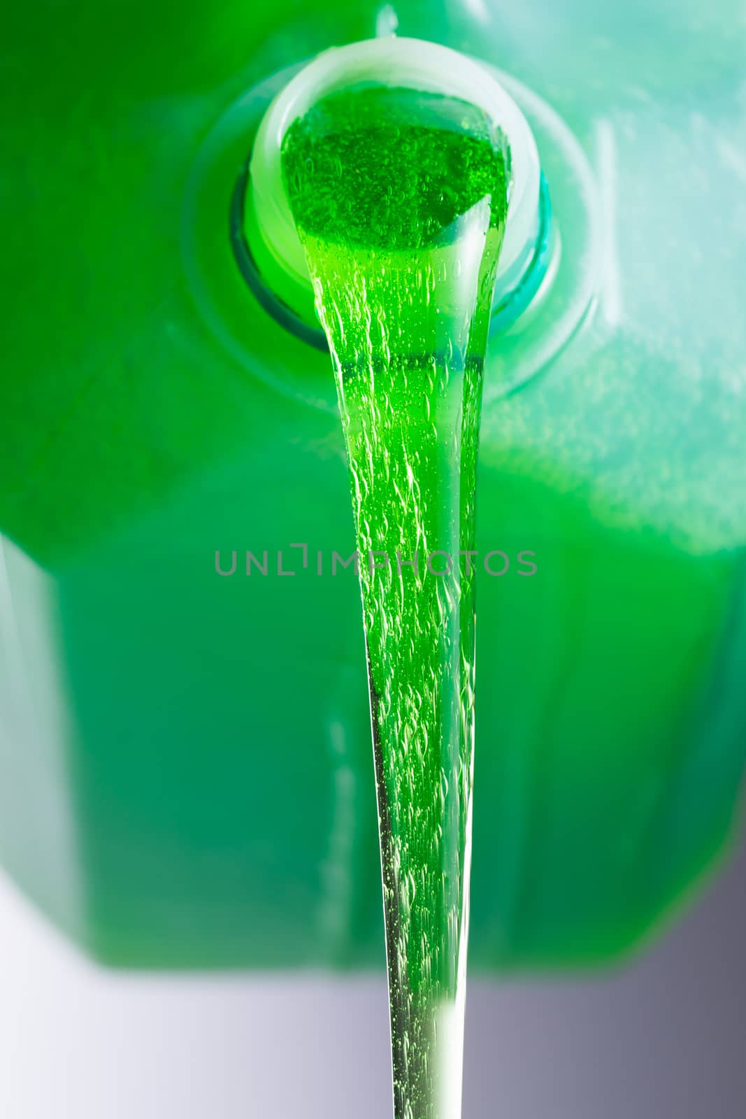 pouring liquid soap, close-up view by nikkytok