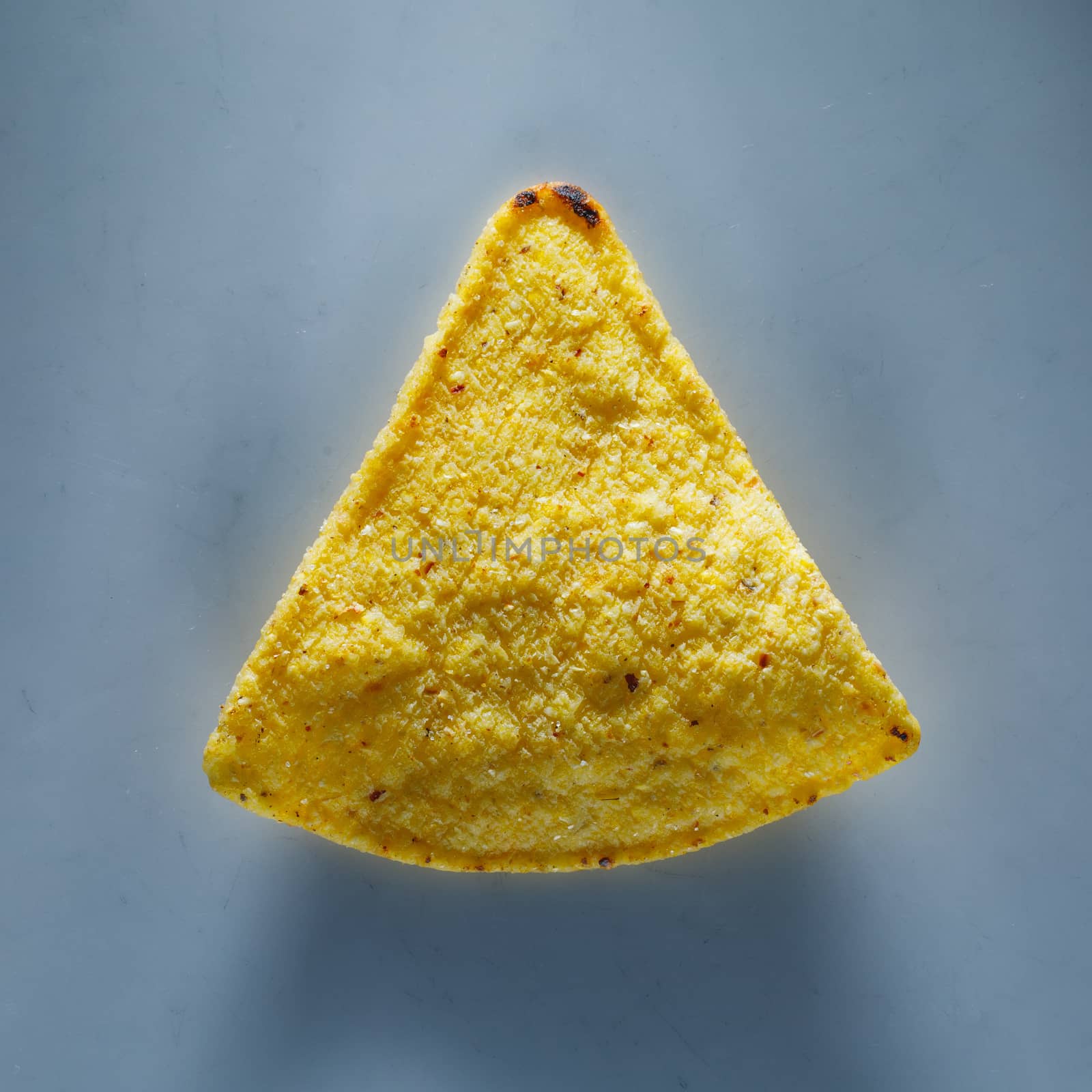 mexican nachos tortilla chips, close-up view by nikkytok
