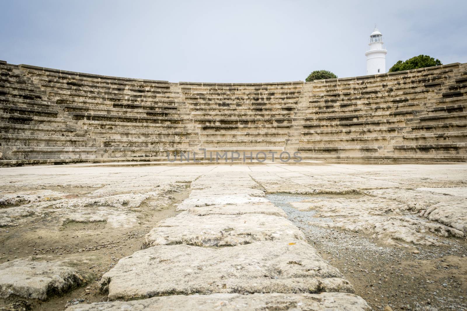 Pafos Odeon, Cyprus,Roman theatre at archeology site of Paphos by kb79