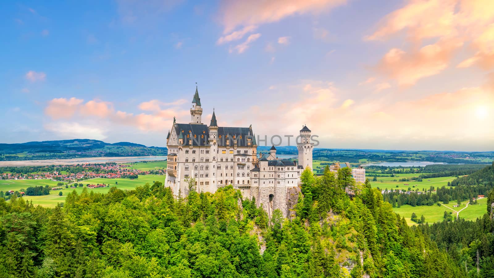 World-famous Neuschwanstein Castle, southwest Bavaria, Germany by f11photo