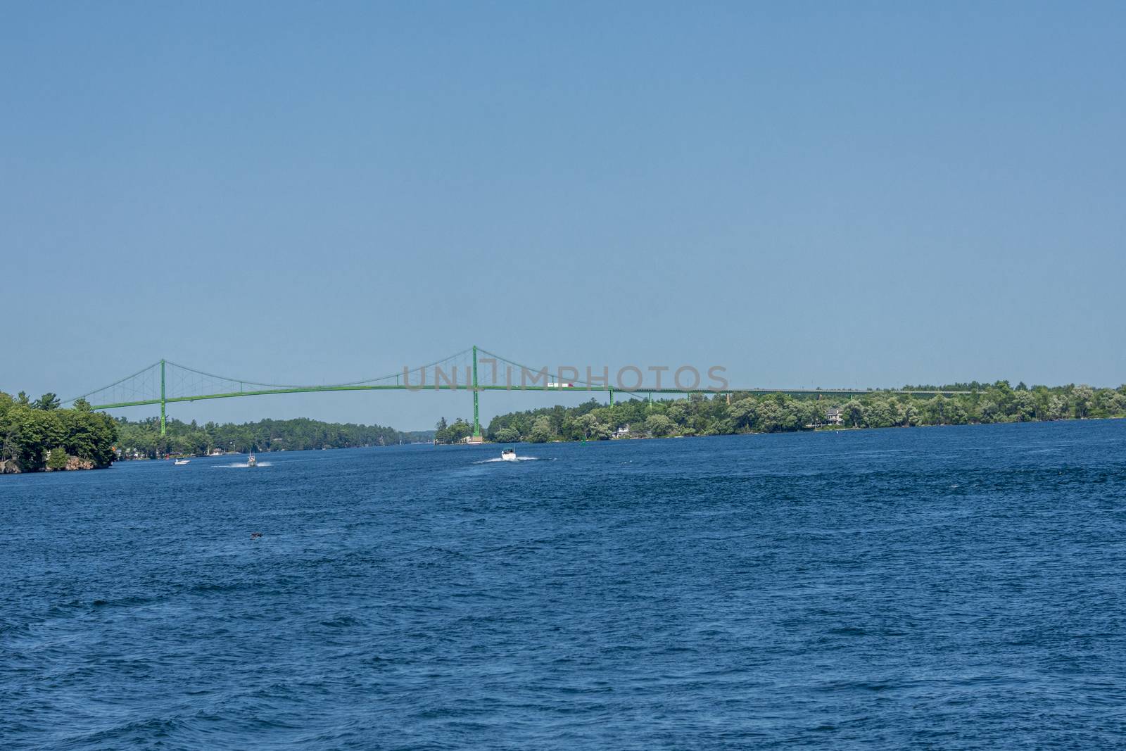 Metal transport bridge over the St. Lawrence River by ben44