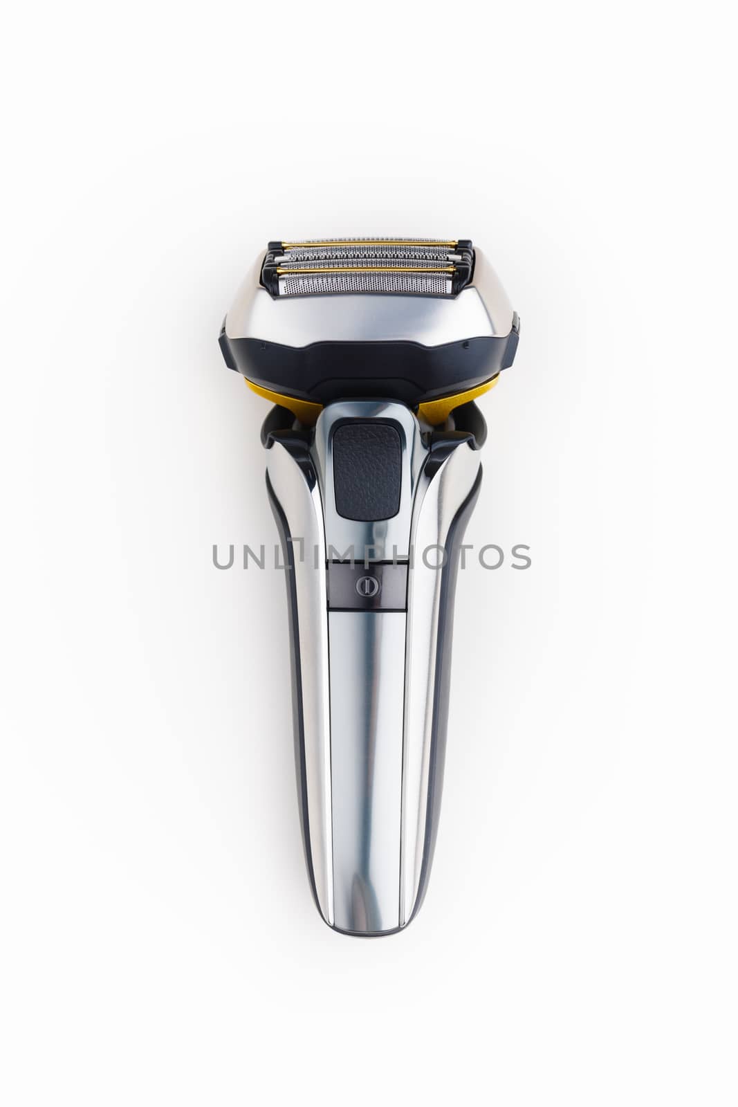 electric razor foil shaver on white background by nikkytok