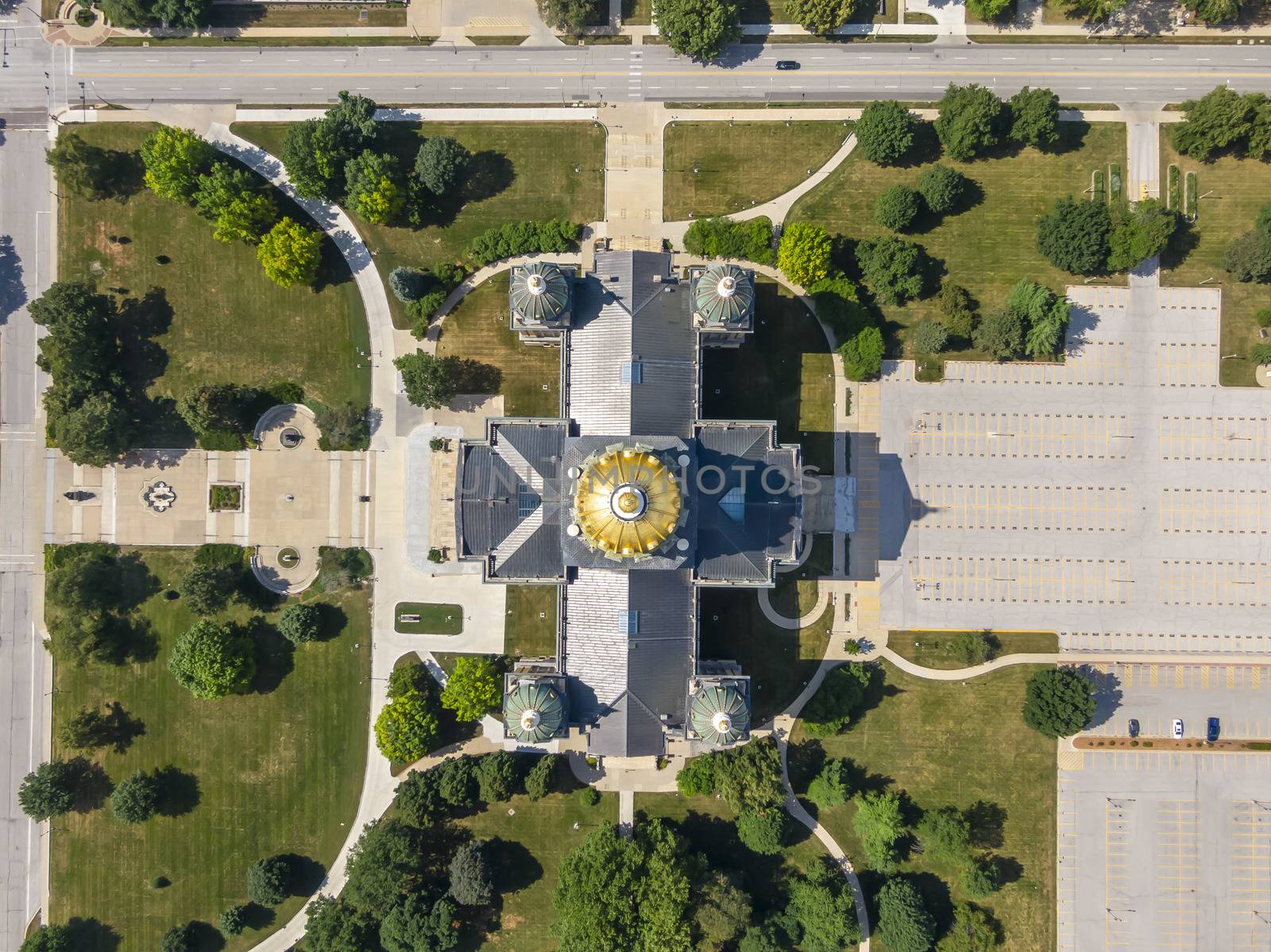 July 19, 2020 - Des Moines, Iowa, USA: The Iowa State Capitol is the state capitol building of the U.S. state of Iowa. default