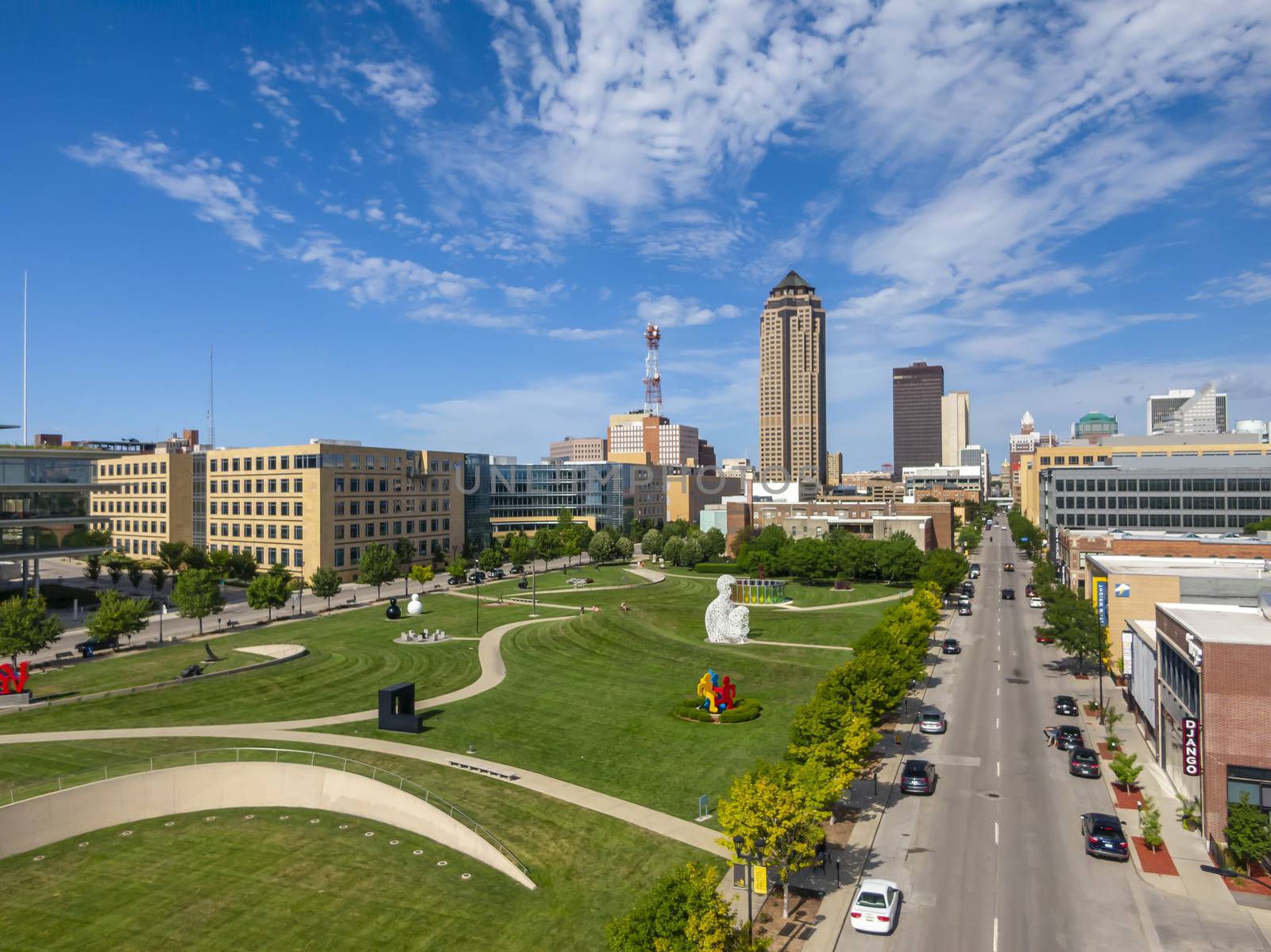 July 19, 2020 - Des Moines, Iowa, USA: Des Moines is the capital of Iowa. It was incorporated on September 22, 1851, as Fort Des Moines, which was shortened to "Des Moines" in 1857default