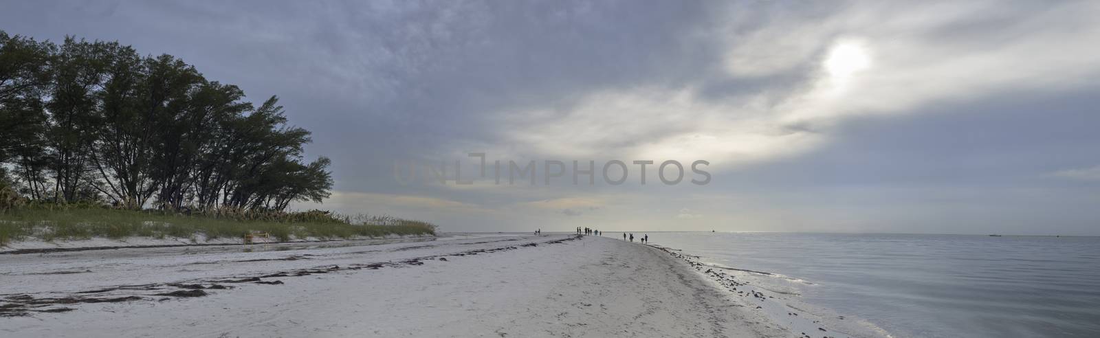 Panoramic view of Holmes Beach, Anna Maria Island,Manatee County,America