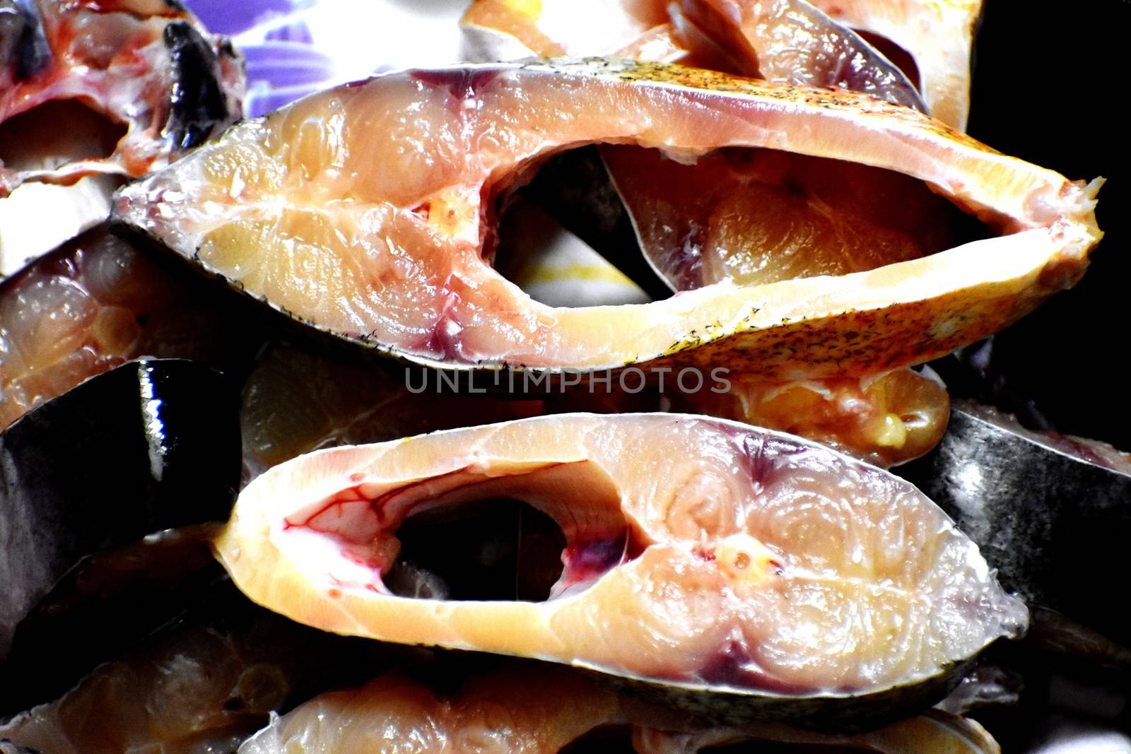 Snap of Raw fresh Fish Slice by ravindrabhu165165@gmail.com