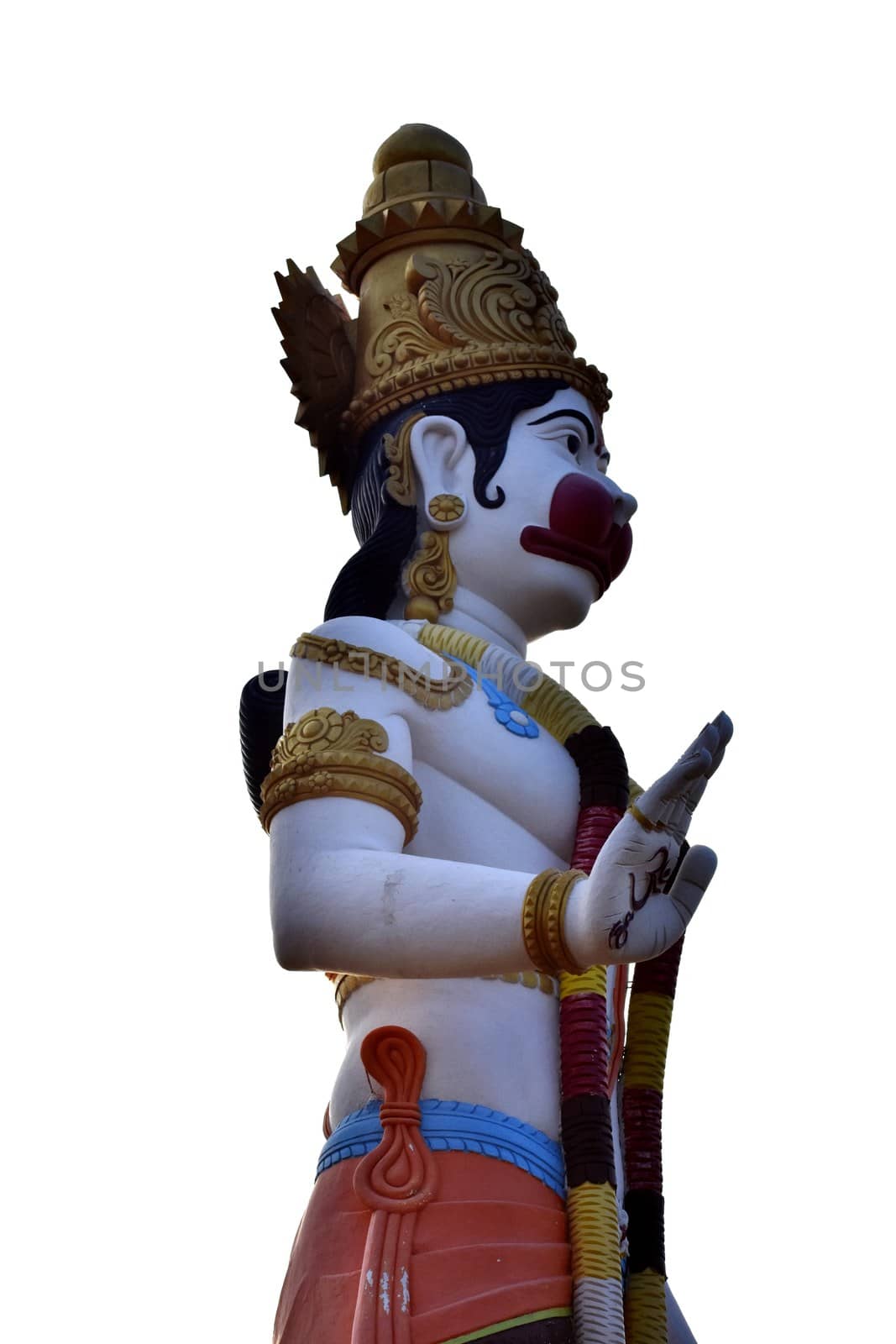 Hanuman is a Hindu god and divine monkey (vanara) companion of the god Rama. Hanuman is one of the central characters of the Hindu epic Ramayana