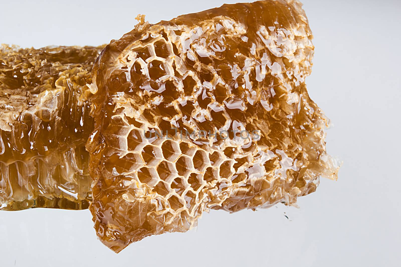 Honeycombs with honey by VIPDesignUSA