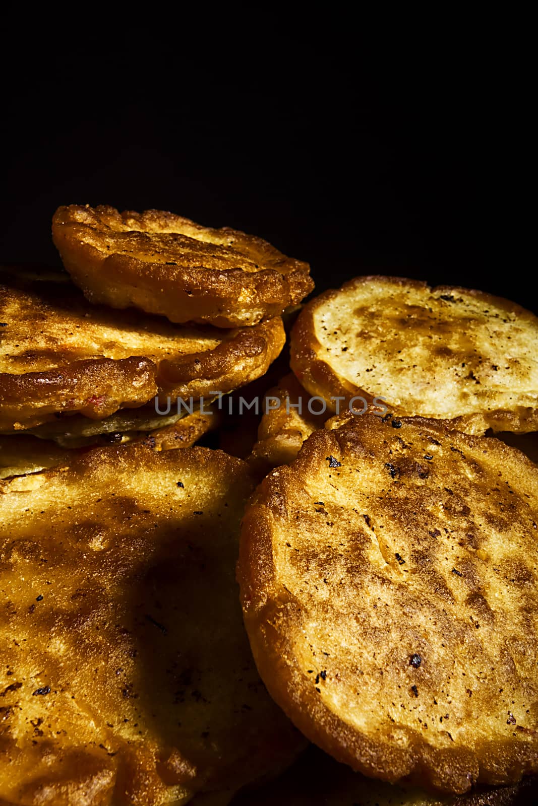 Fresh pancakes with corn by VIPDesignUSA