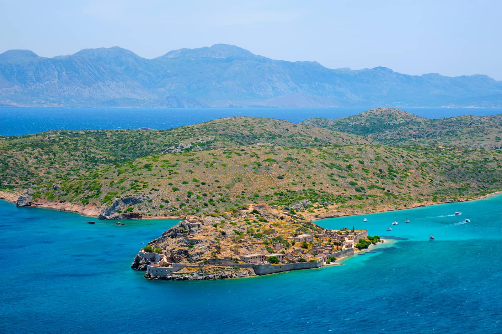 Island of Spinalonga, Crete, Greece by dimol