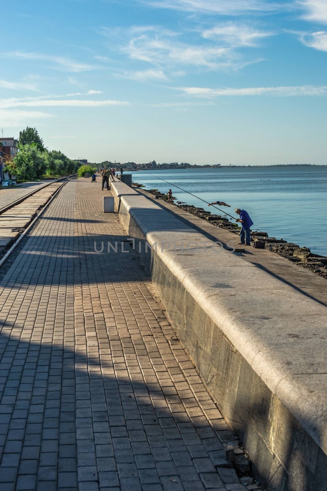 Berdyansk embankment in Ukraine by Multipedia