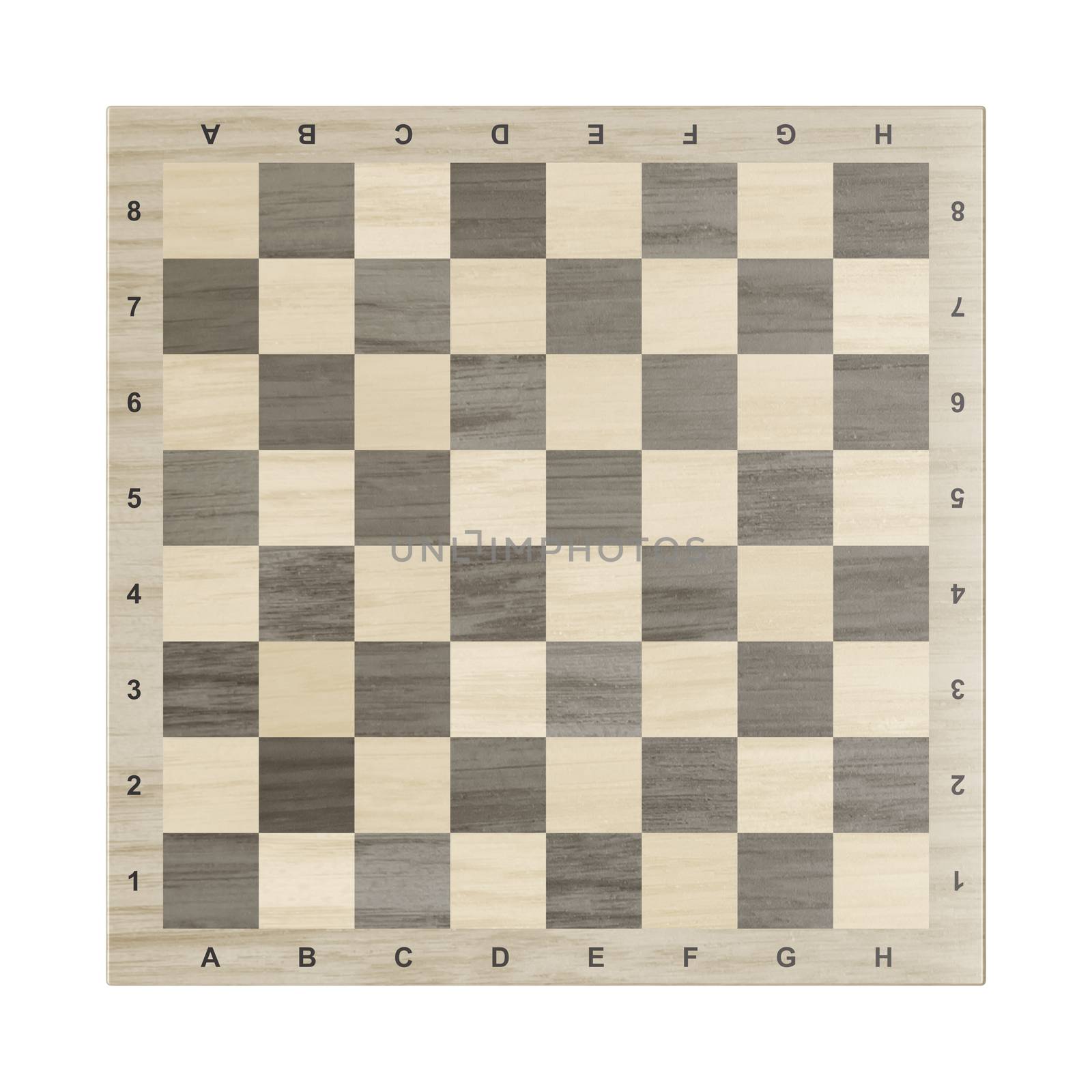 Wooden chessboard by magraphics