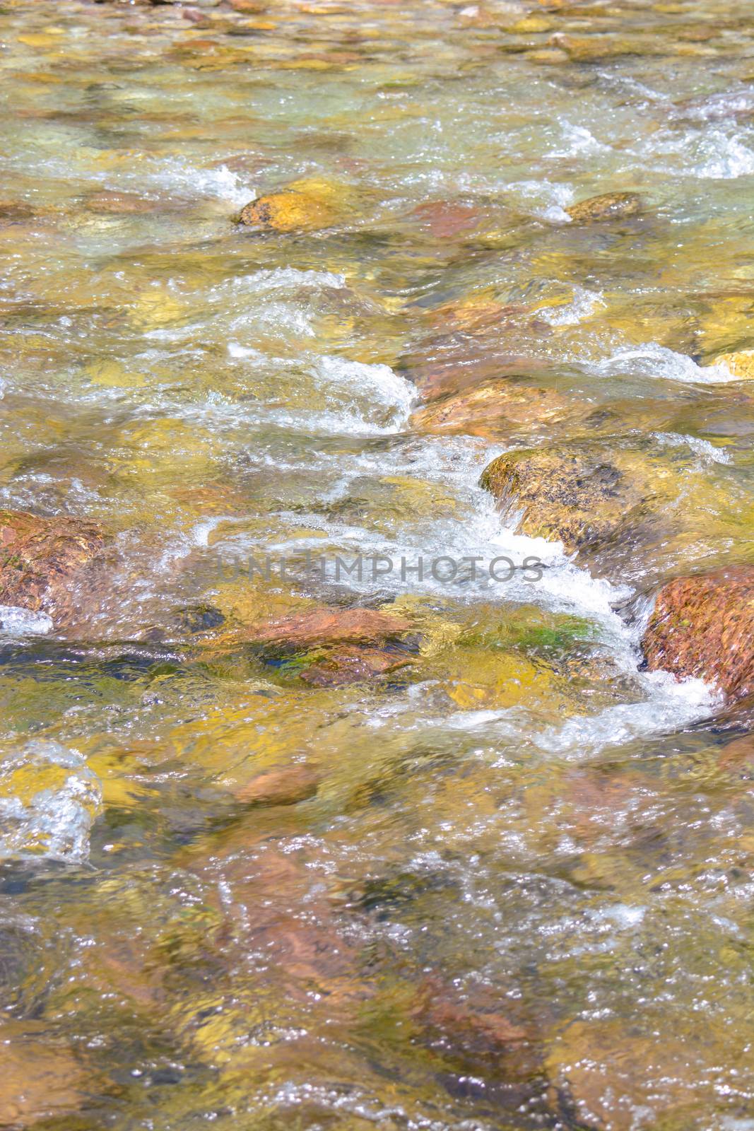 river and sea stones as background