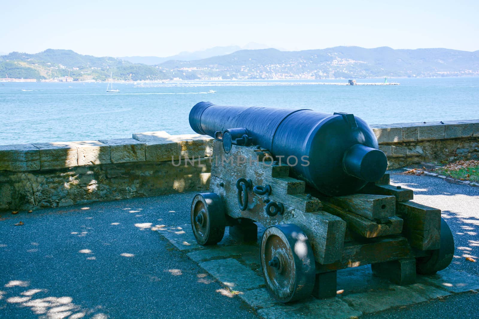ancient cannon for castel and coast defense