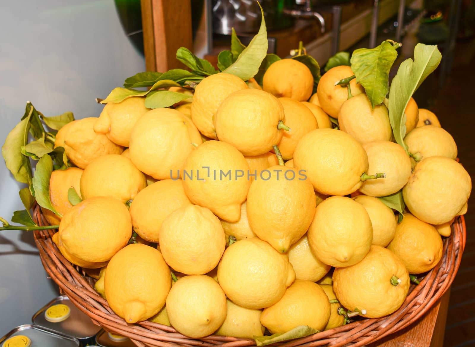 original italian lemons freshly picked for sale