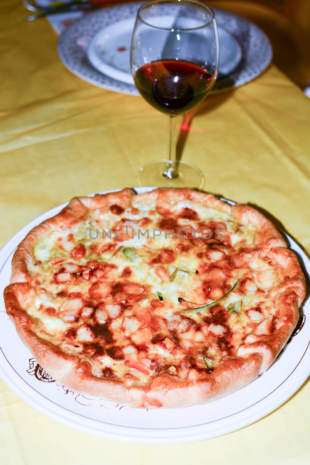 Italian savory pie home cooking