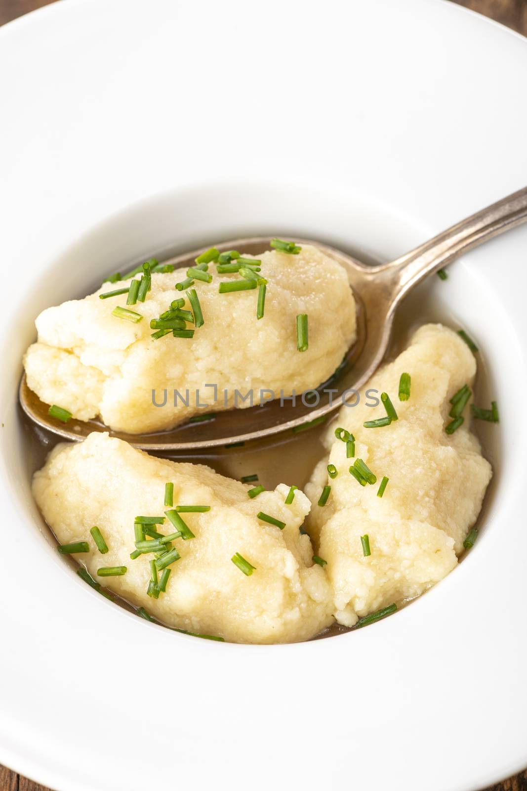 semolina dumplings in broth by bernjuer