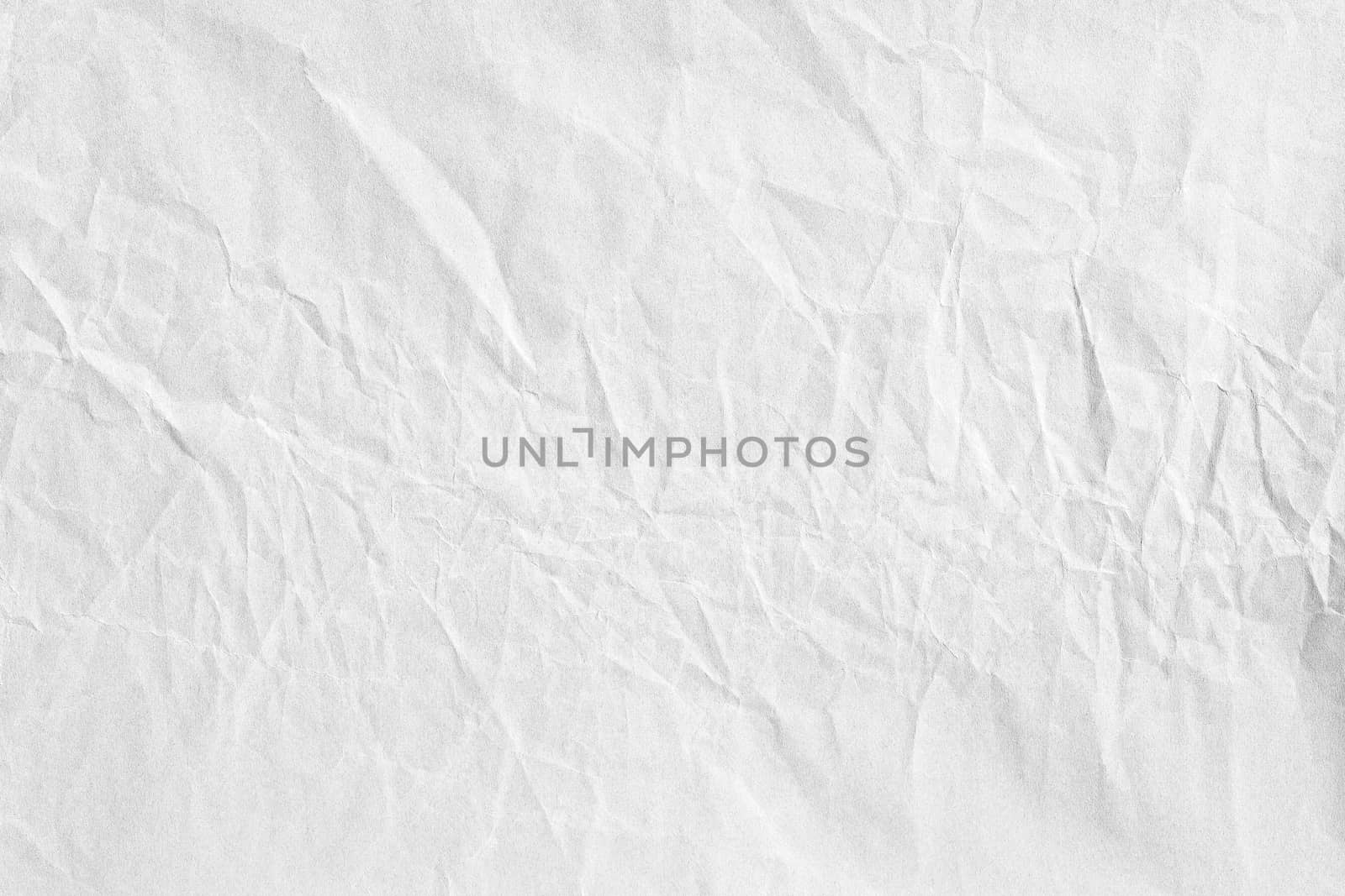Crumpled white paper background texture
