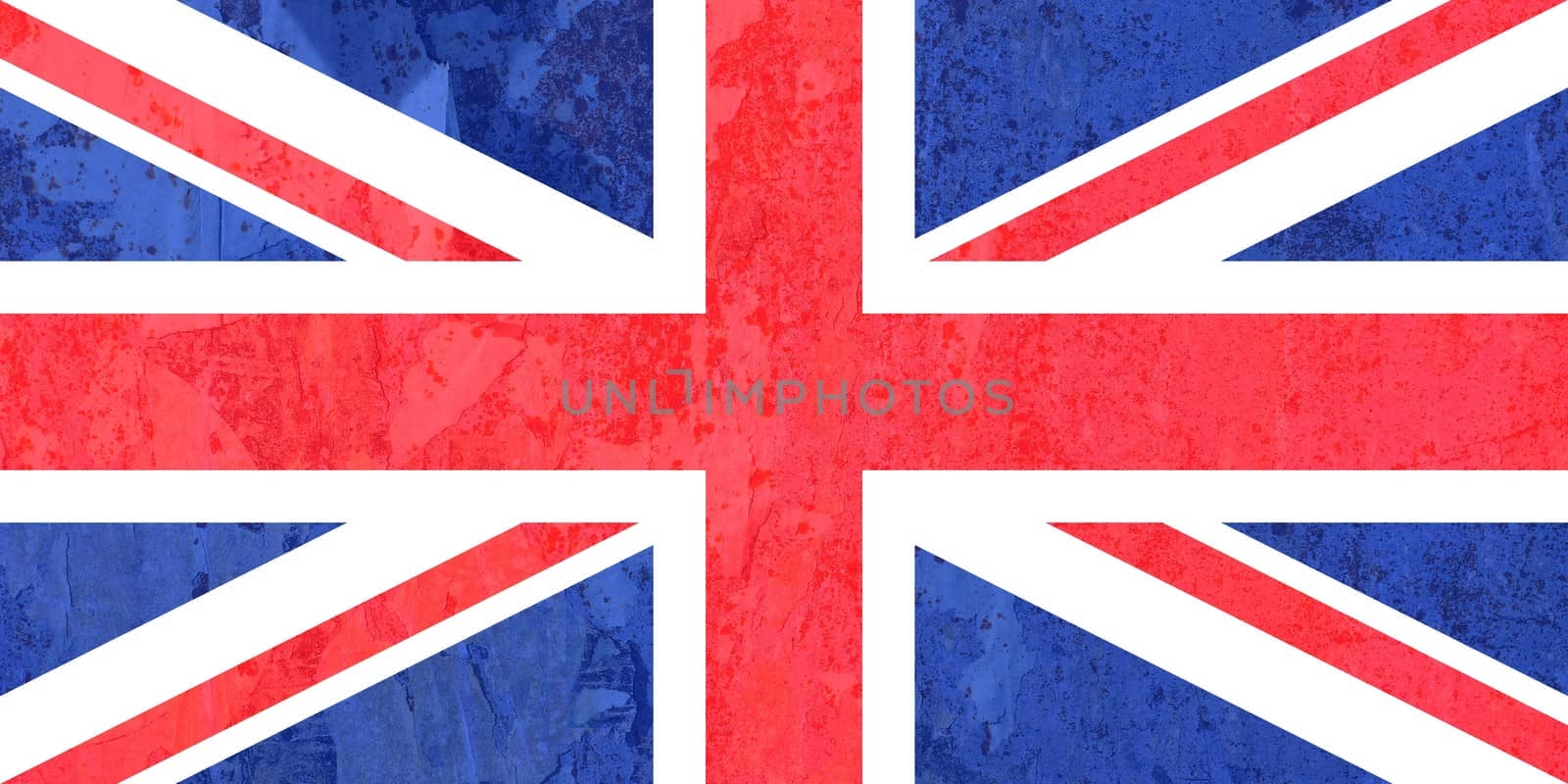 the British national flag of United Kingdom, Europe, texturised background