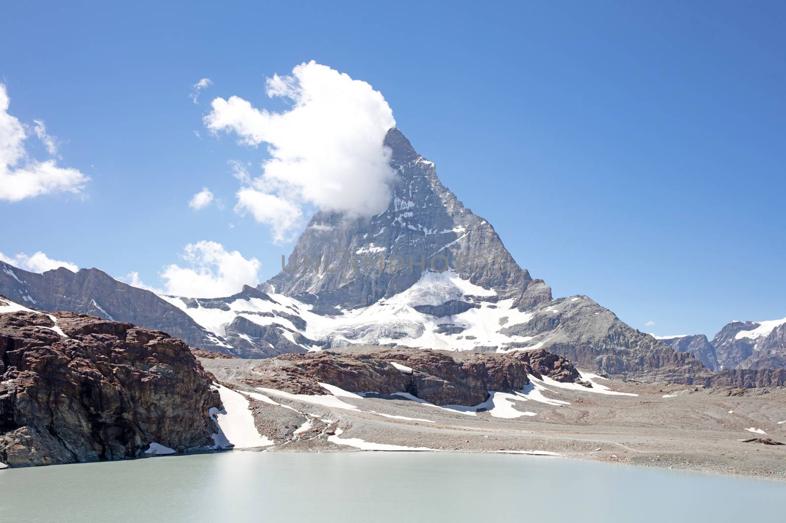 The Matterhorn, the iconic emblem of the Swiss Alps by michaklootwijk