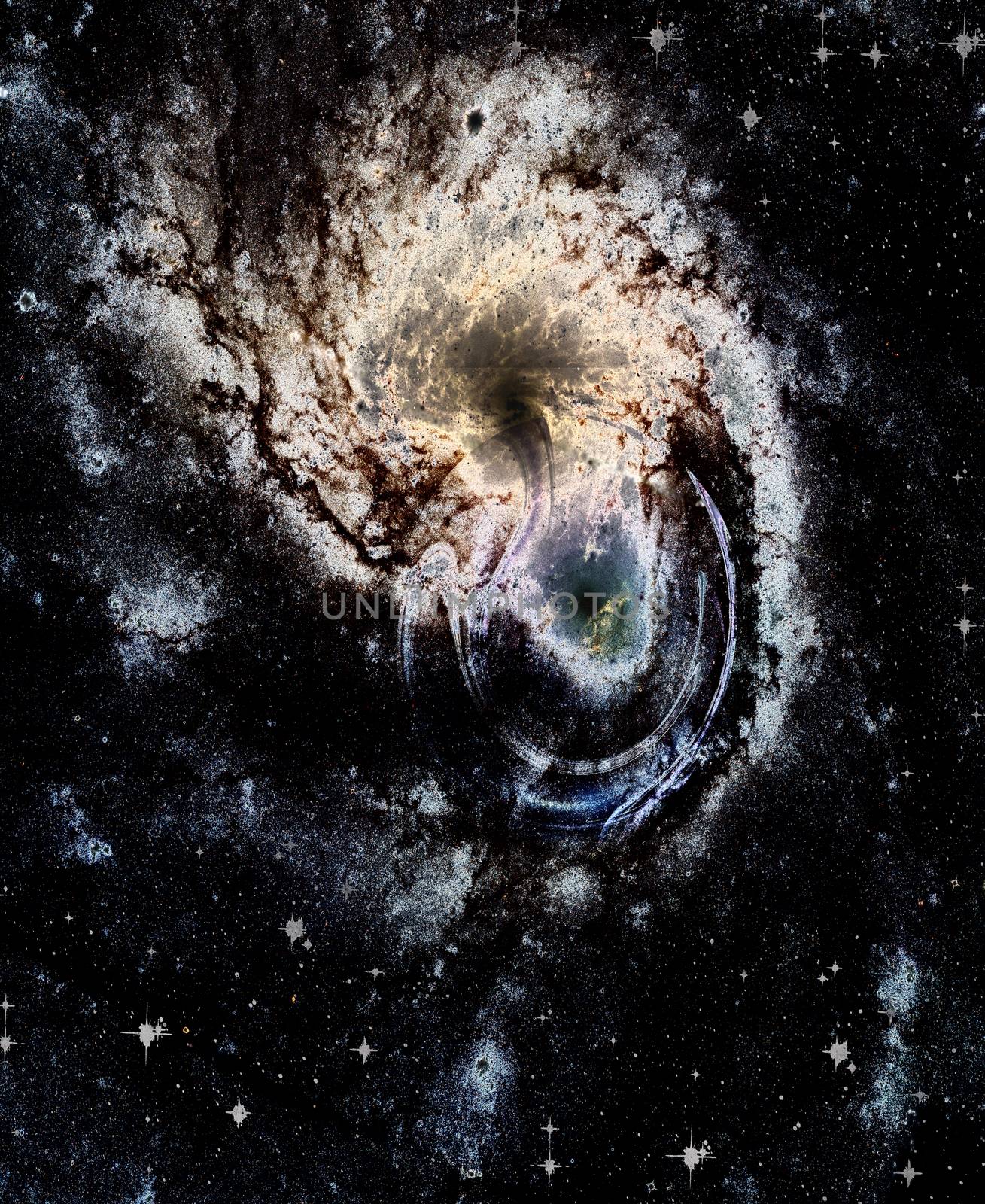 A spiral Galaxy in the Universe. by georgina198