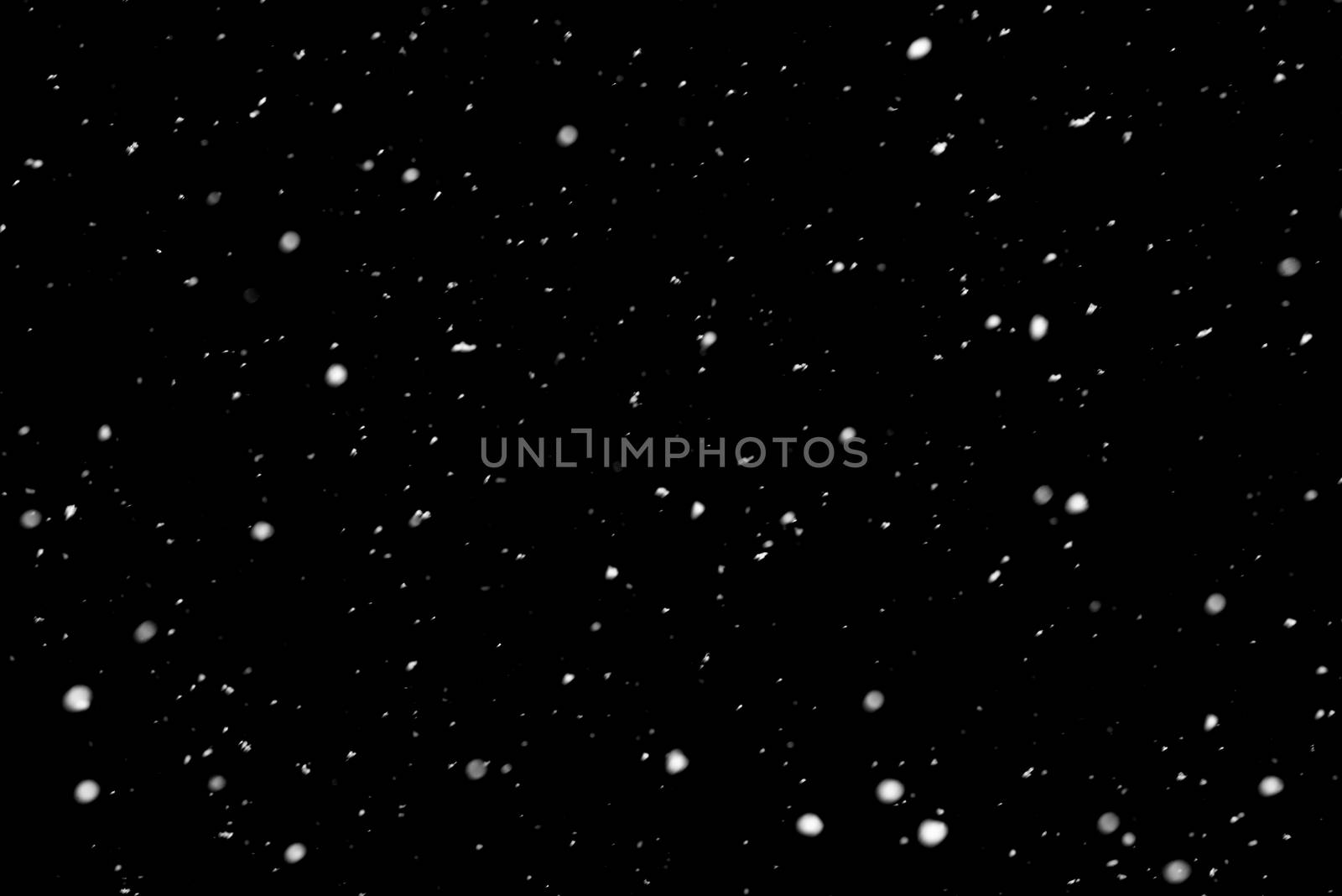 Snow on black background by Visual-Content