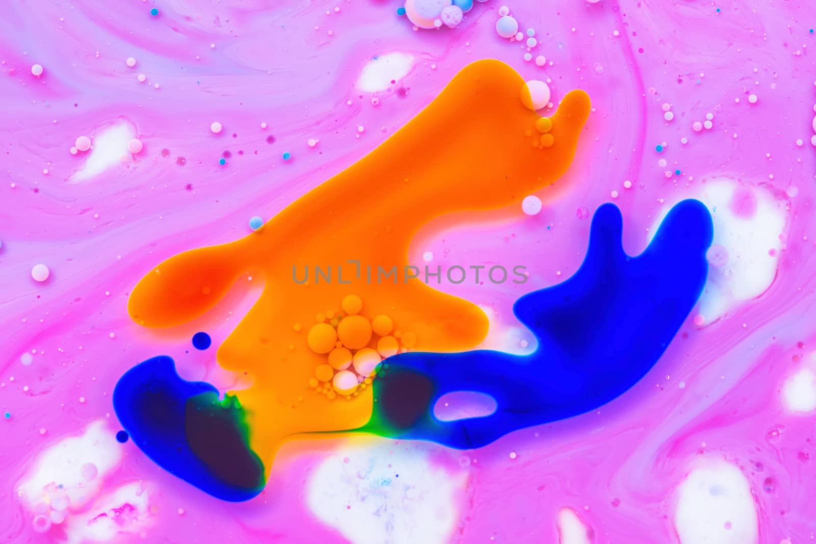 Abstract fluid pattern. Colorful painted background. Decorative marble texture.