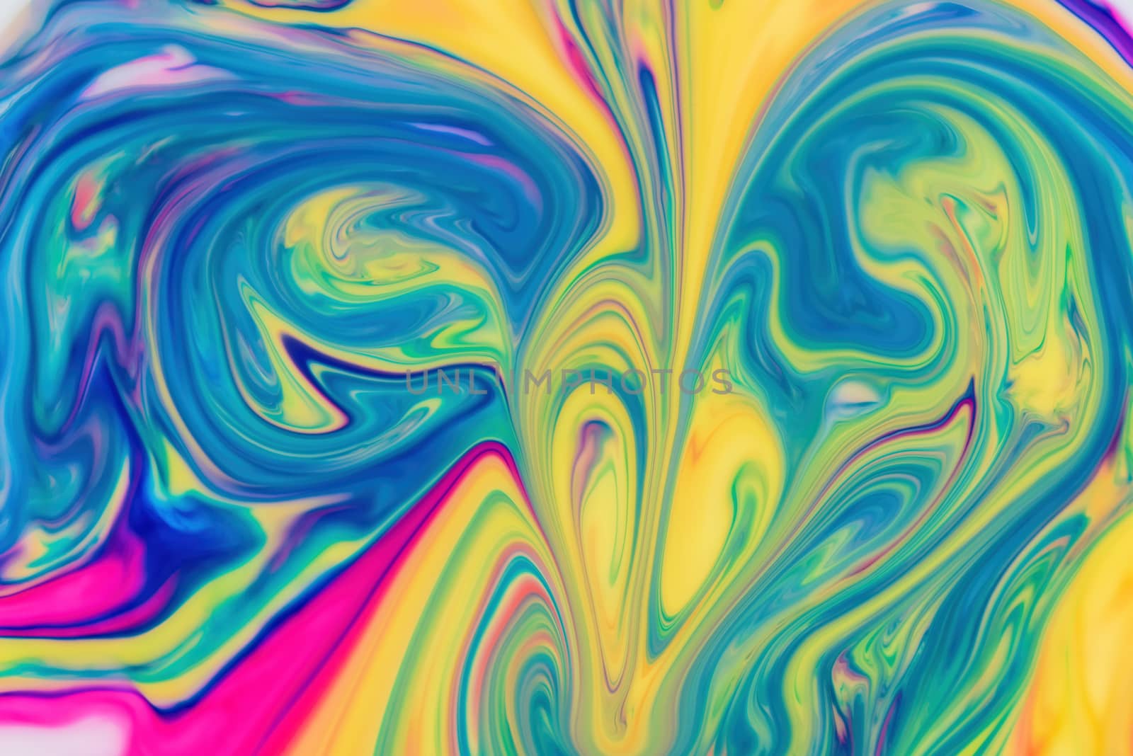 Abstract fluid pattern. Colorful painted background. Decorative marble texture.