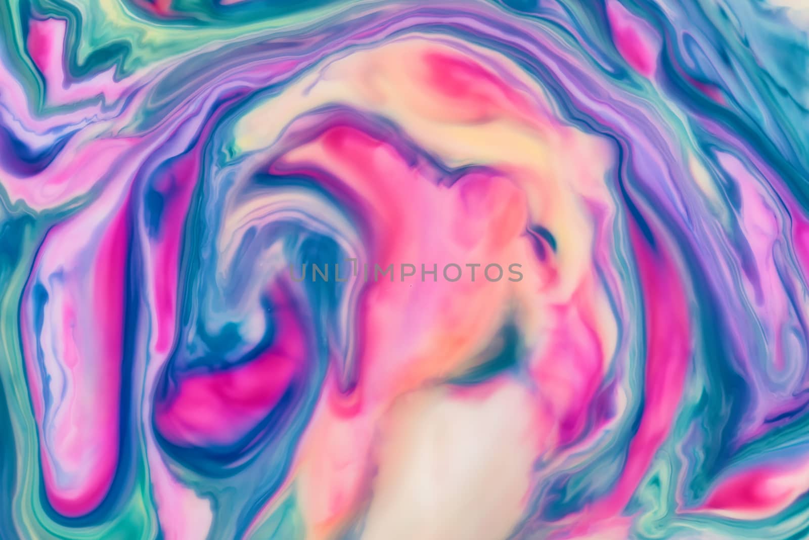 Abstract fluid pattern. Colorful painted background. Decorative marble texture.