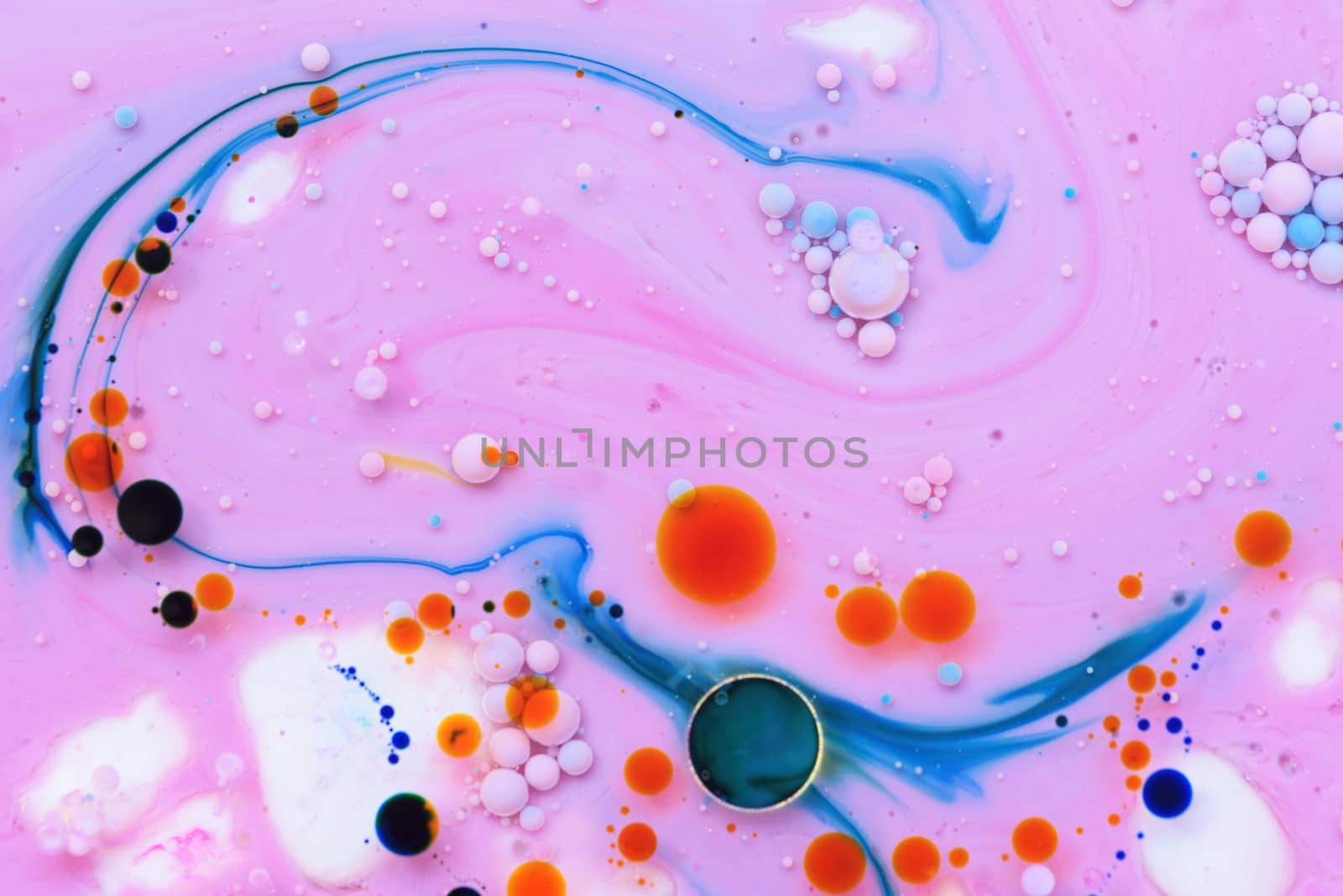 Abstract fluid pattern. Colorful painted background. Decorative marble texture.