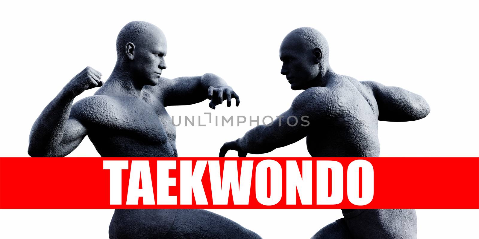 Taekwondo Class Combat Fighting Sports Background