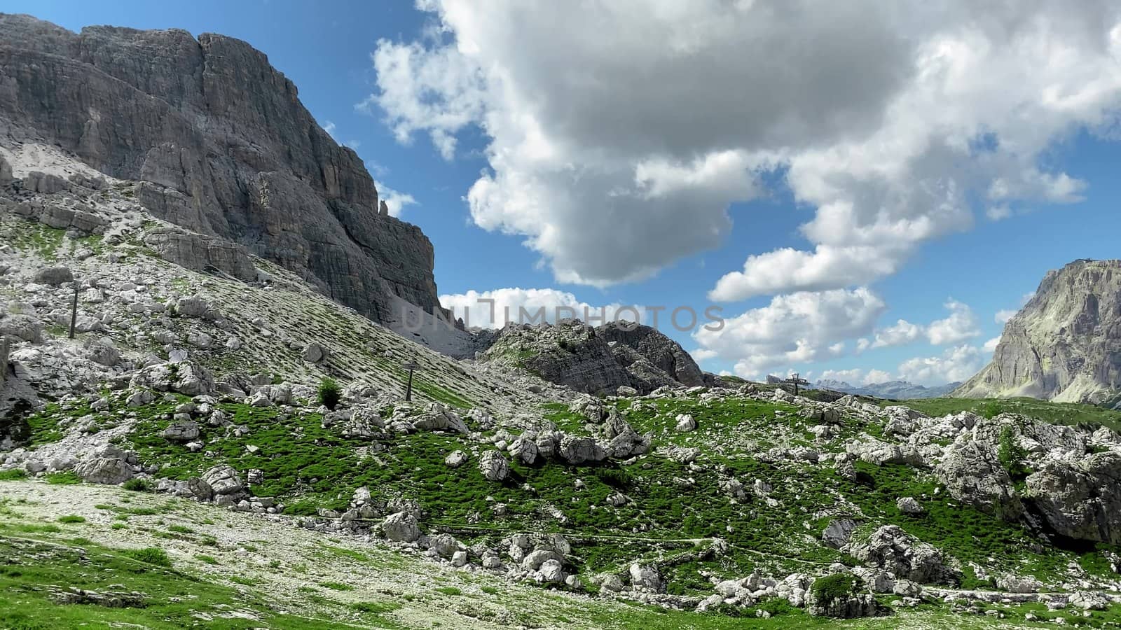 Cinque Torri, Italian Alps. Five Towers mountain peaks by jovannig