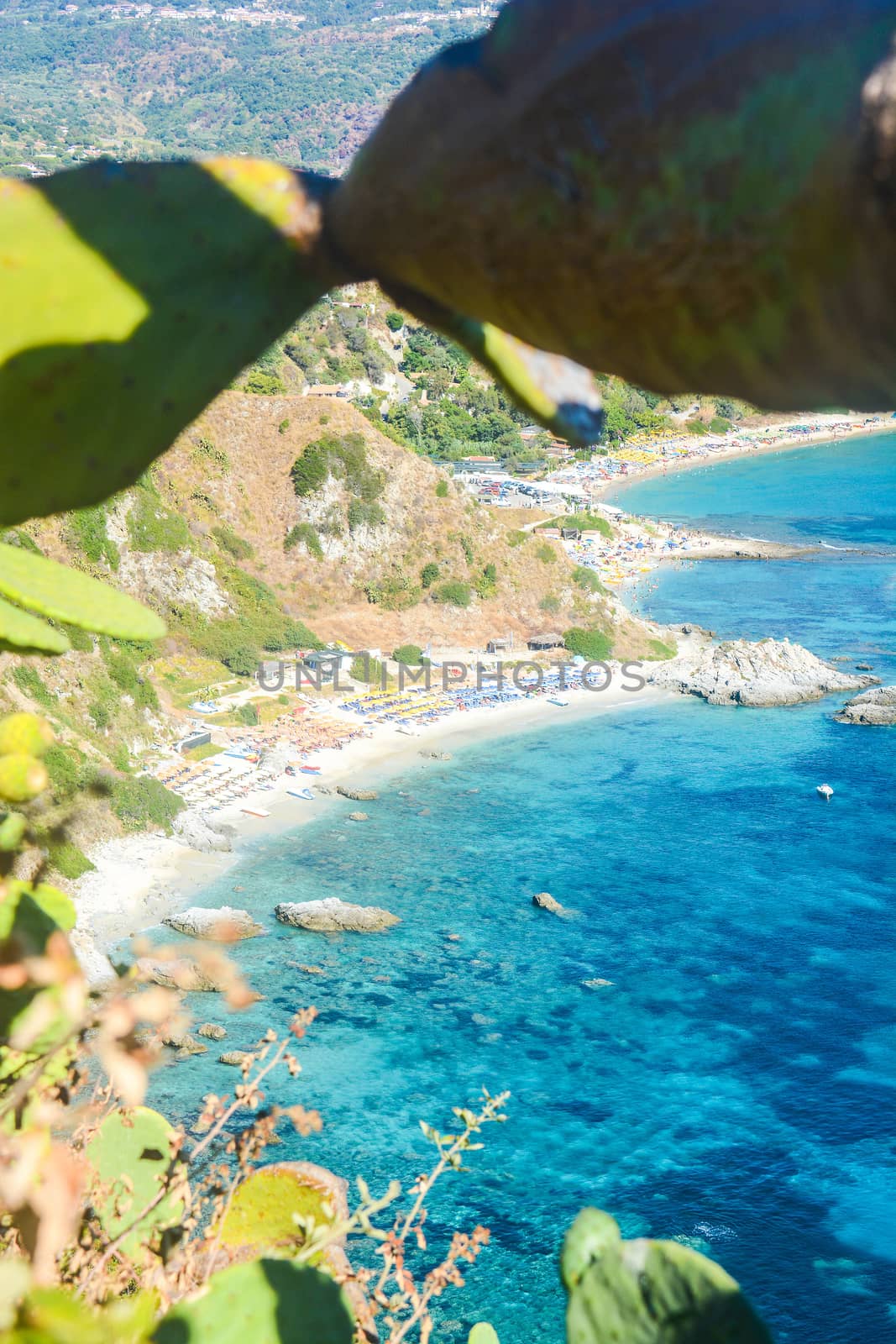 Italian cliffs rare view of Cape Vatican