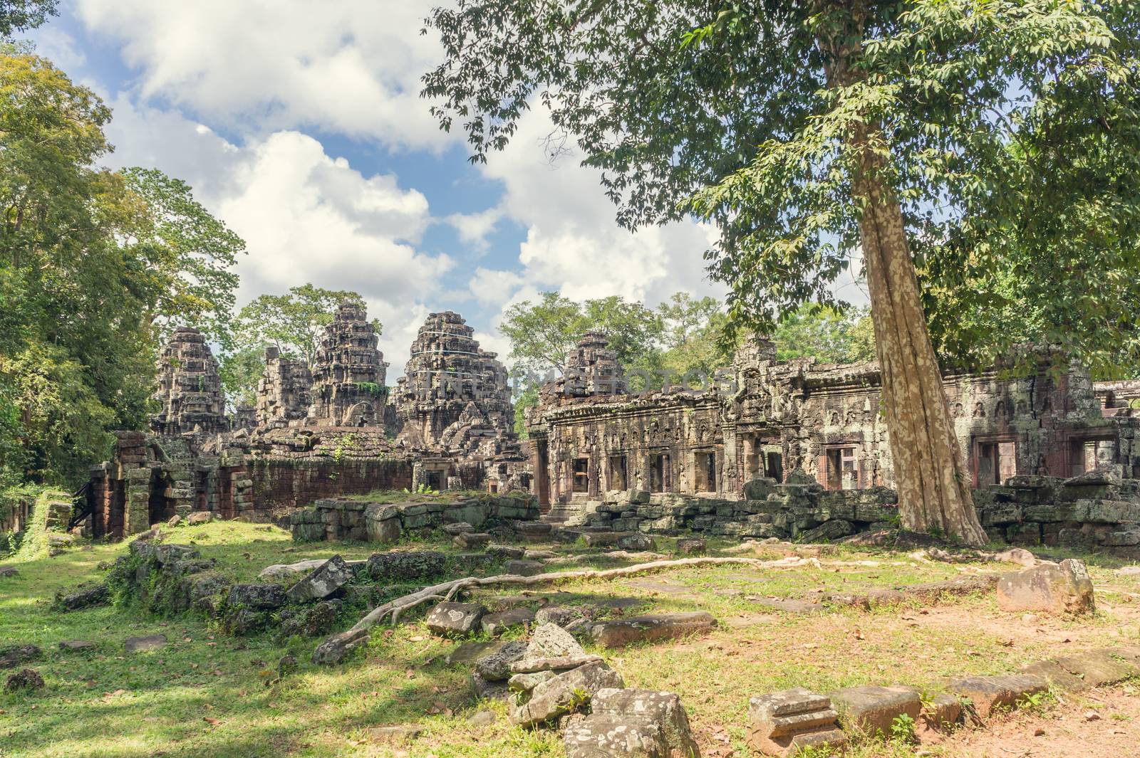 Angkor Wat in Cambodia. Ancient temple complex Banteay Kdei