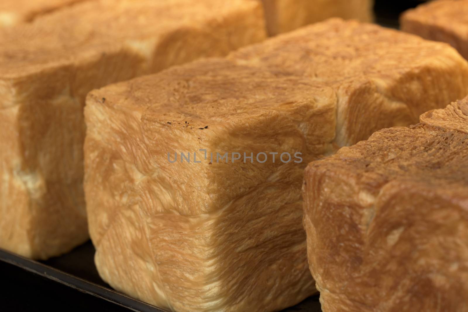 Bread on the counter. Freshly baked bread