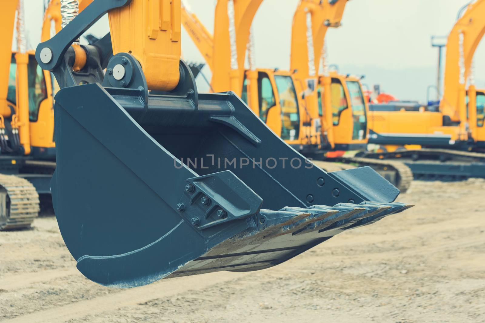 excavator bucket close-up by Visual-Content