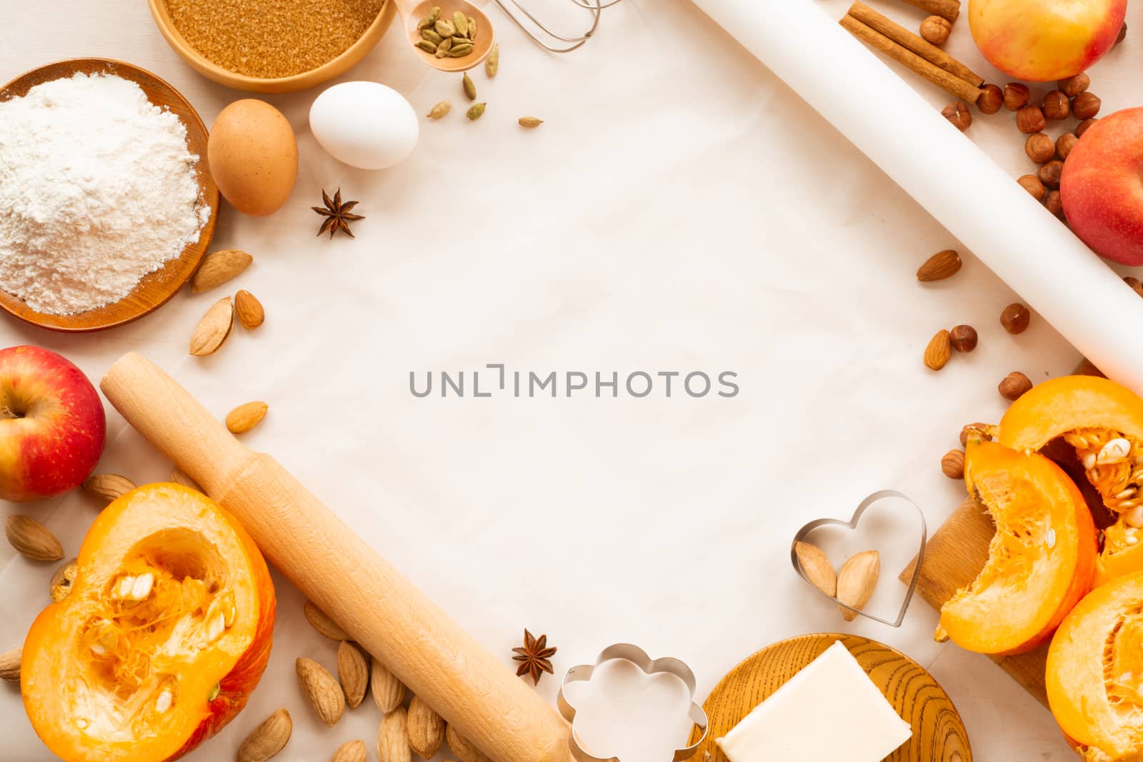 Autumn baking background by destillat