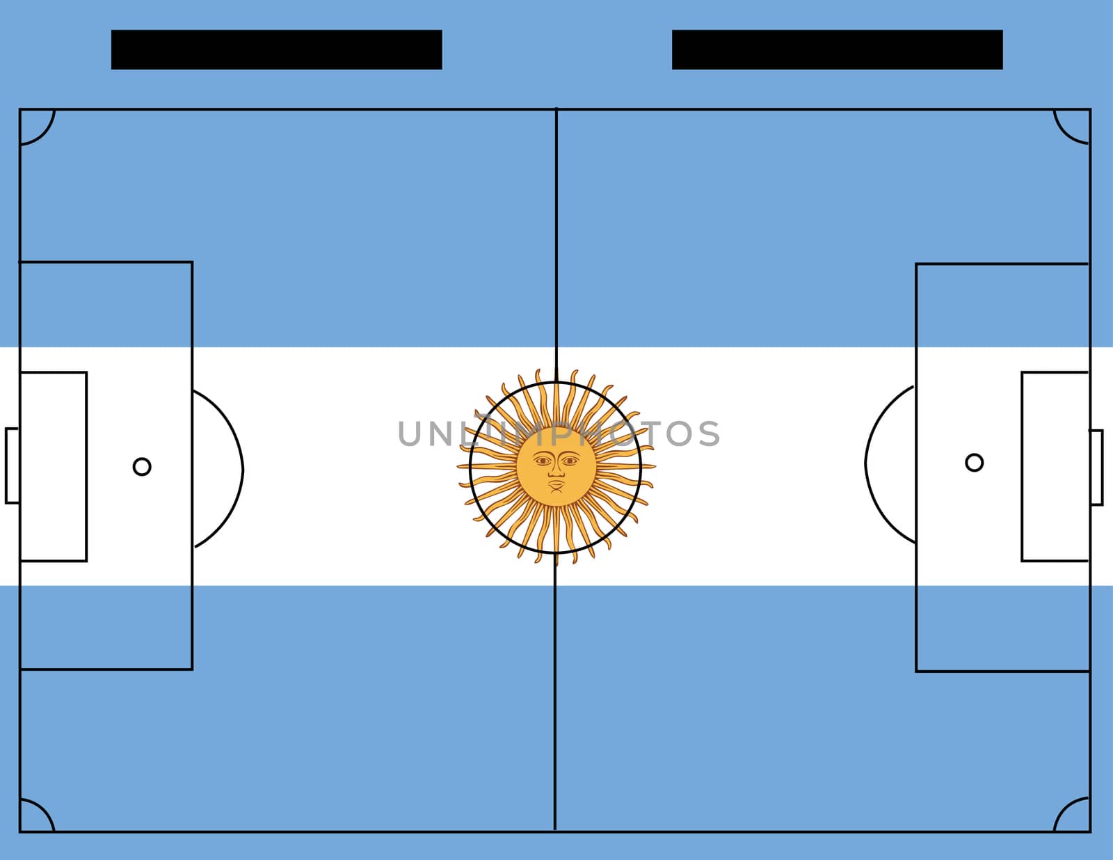 Argentina soccer field