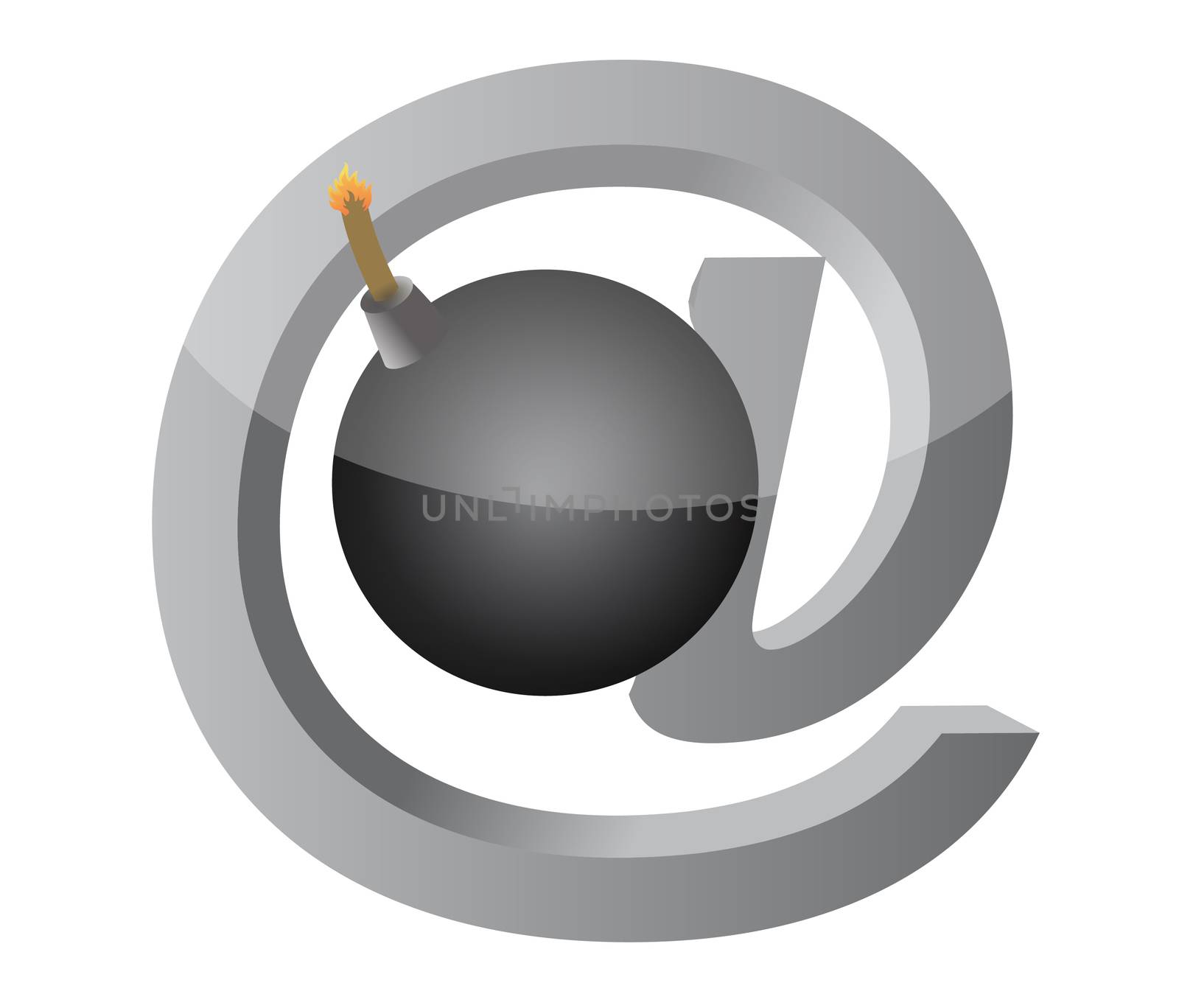 at explosive sign illustration design over white background