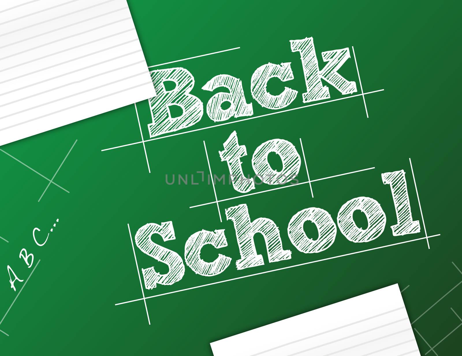 back to school background illustration design by alexmillos