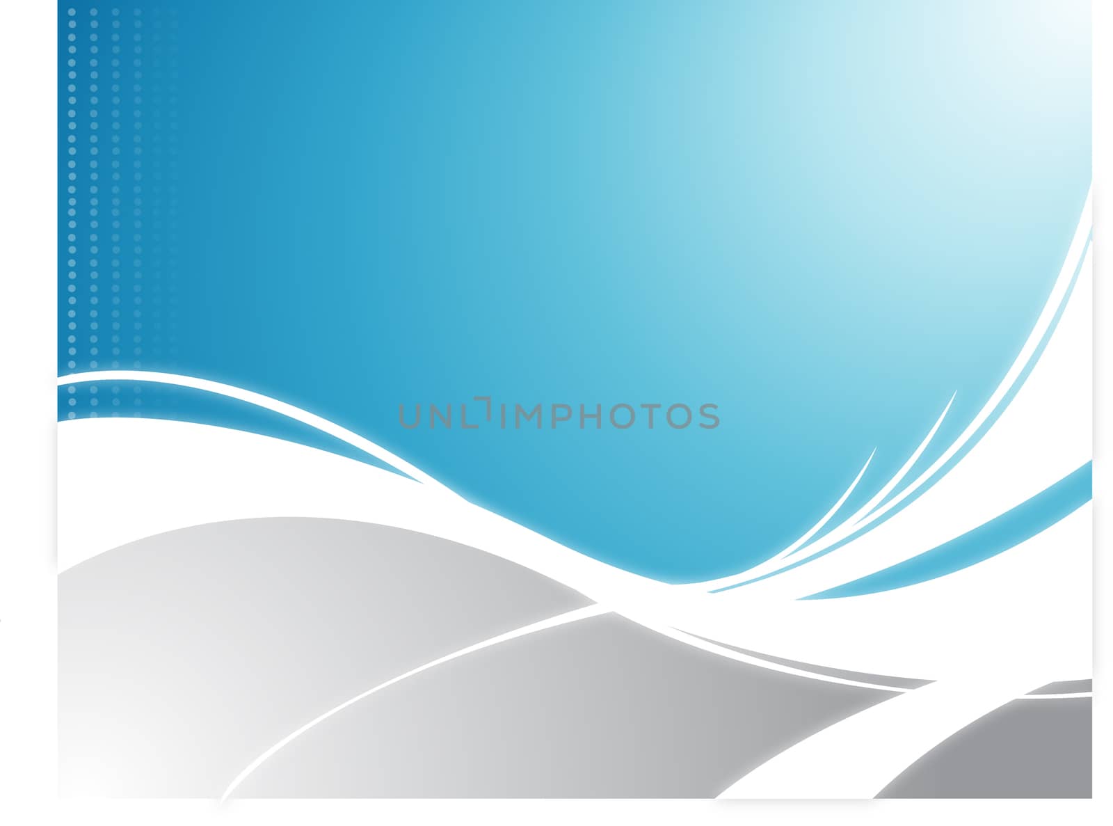 Wave Background in blue and white. Vector File available