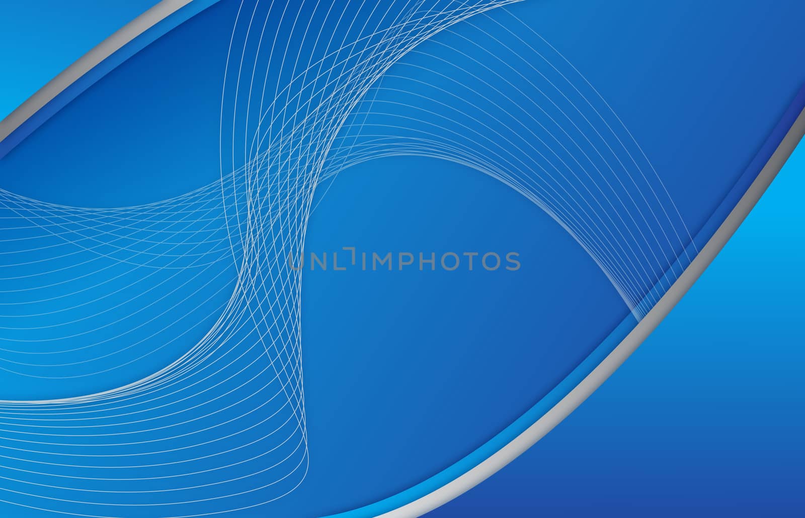 Abstract blue background wave illustration design