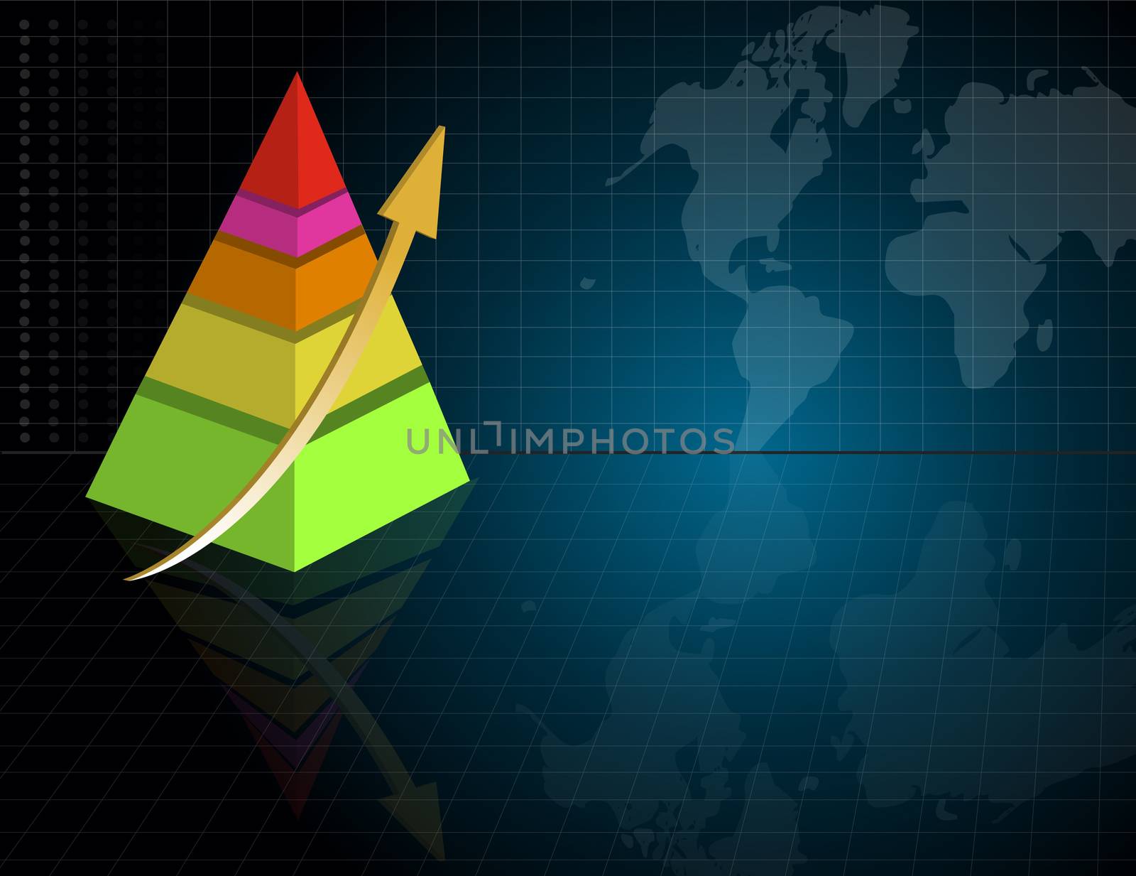Pyramid business graph