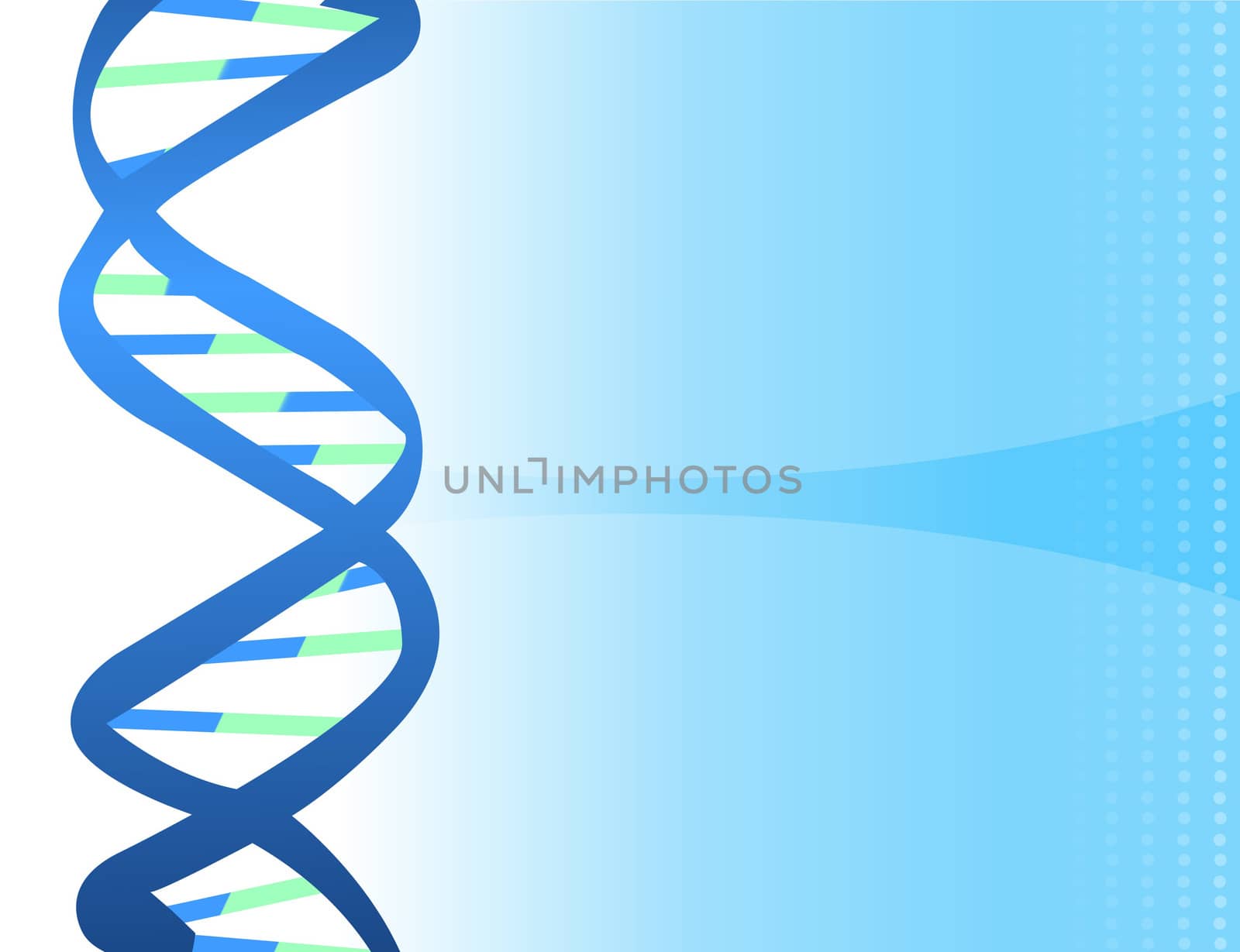 DNA strands on background